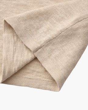 Essential Crewneck-Shirt aus Leinen-Baumwolle