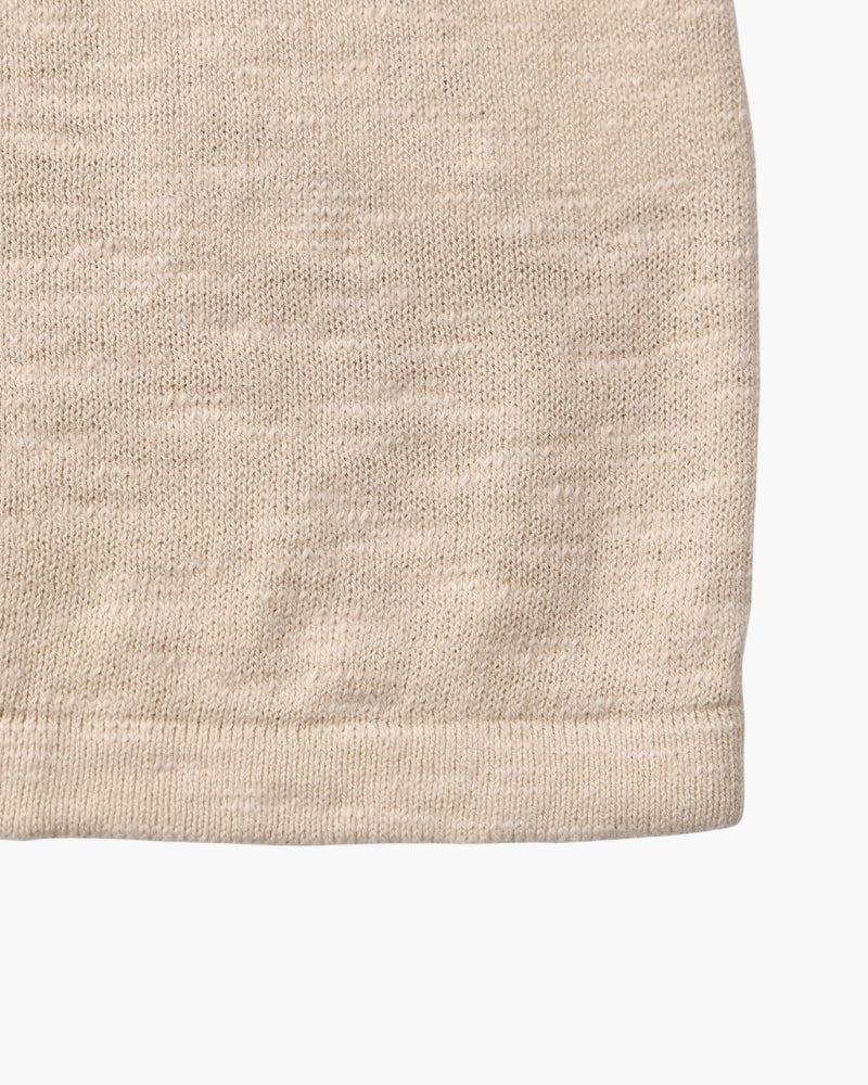 Essential Crewneck-Shirt aus Leinen-Baumwolle